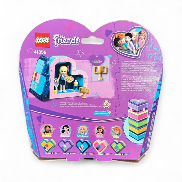 Set 4 LEGO Friends Heart Box Andrea 41354 Stephanie 41356 Olivia 41357 Mia 41358 - Picture 5 of 9